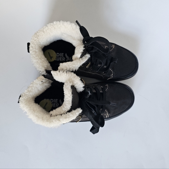 Eddie Bauer Boys Hiker Faux-Shearling Boots - Picture 9 of 9